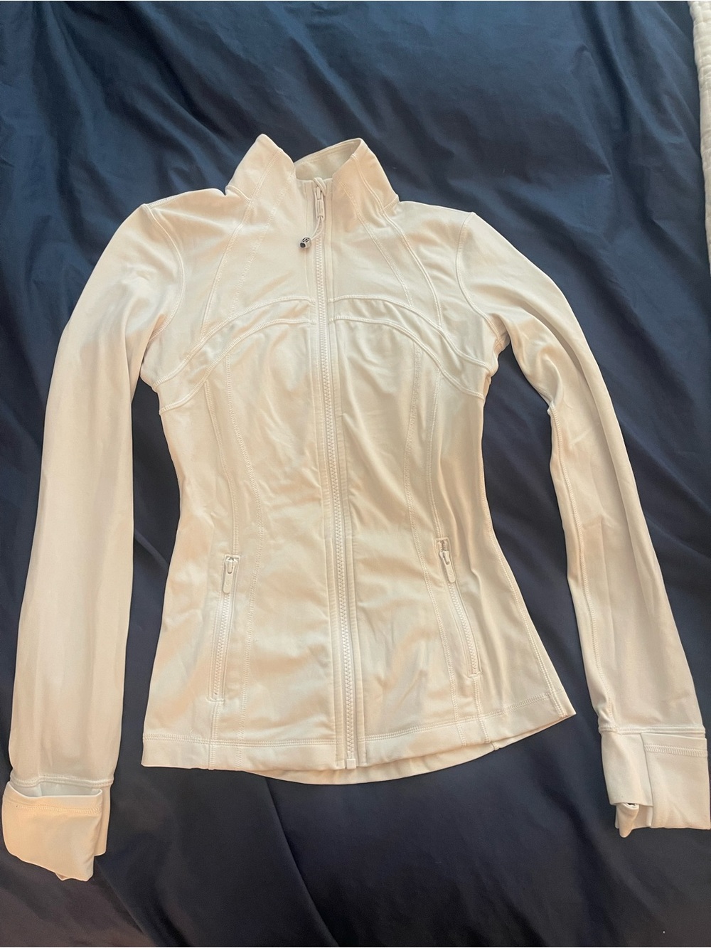 Lululemon Lulu Define Jacket Nulu in White Size 4 Athleisure